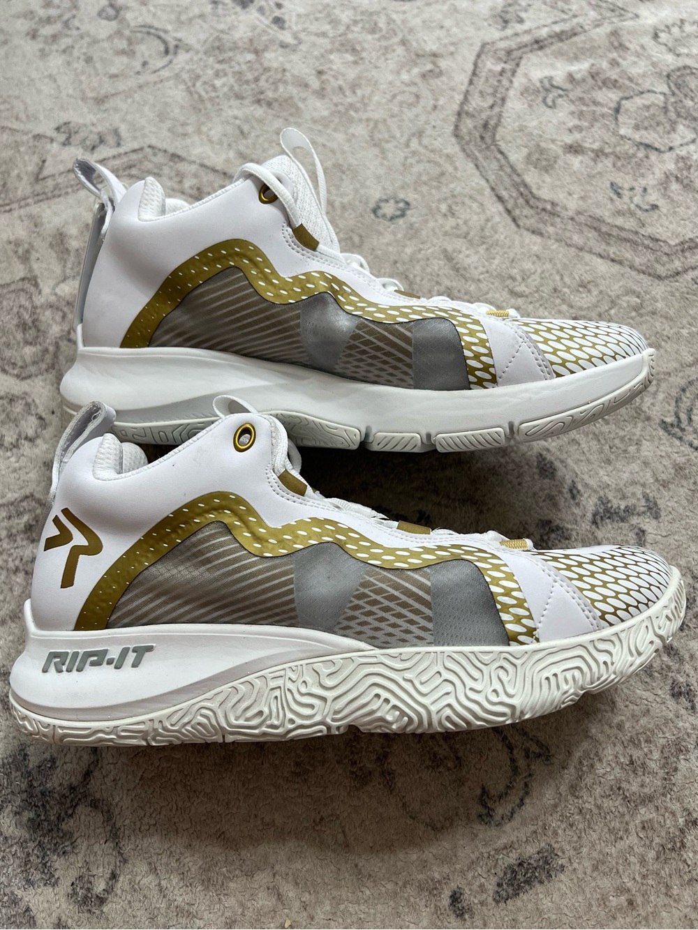 RIP-IT Women's SwiftStep Future Volleyball Court Shoes White Gold